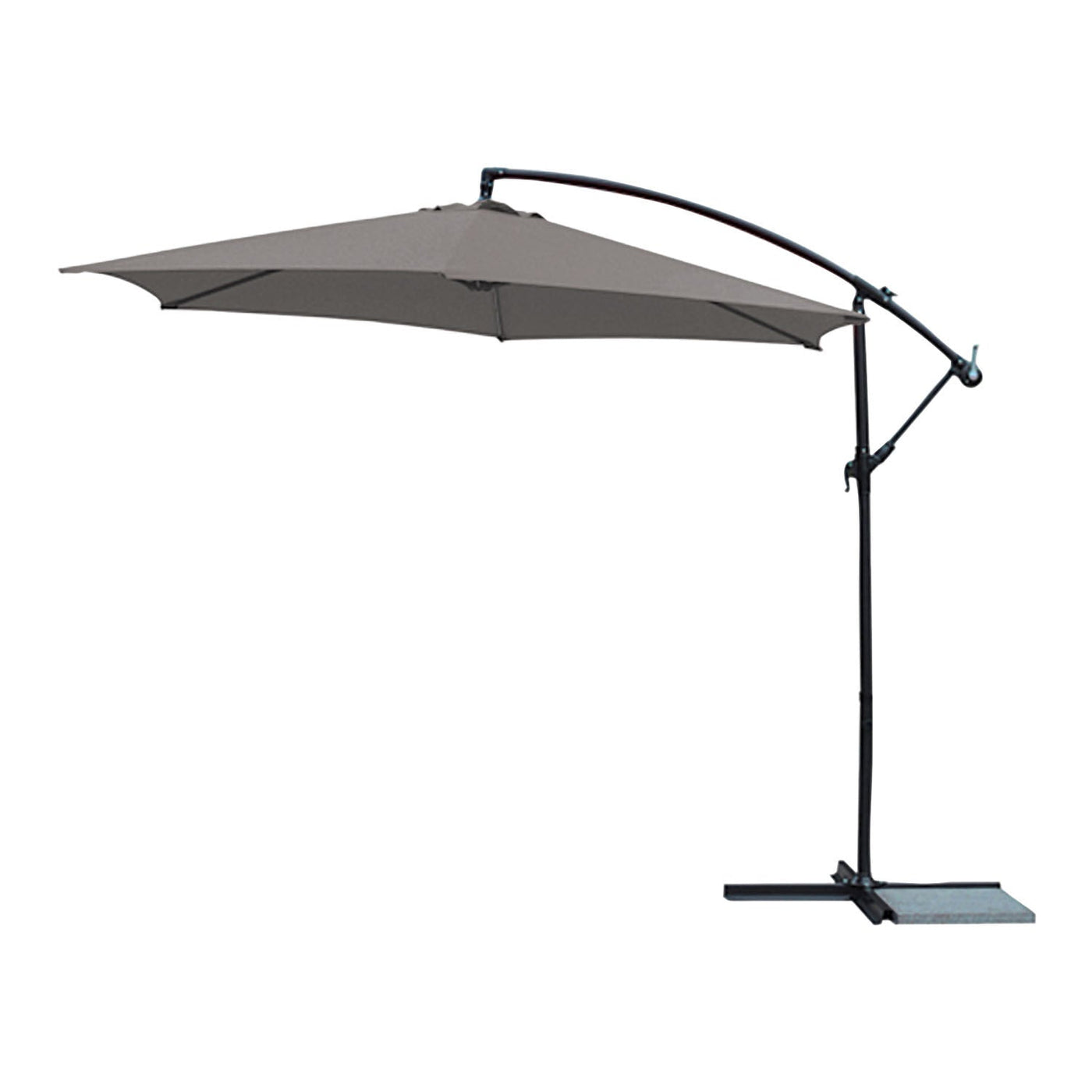 Bumbershoot 10' Deluxe Outdoor Umbrella - Stone Grey