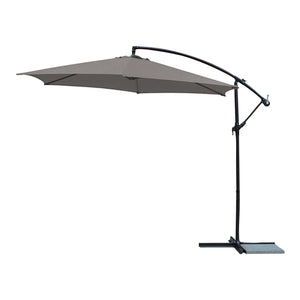 Bumbershoot 10' Deluxe Outdoor Umbrella - Stone Grey