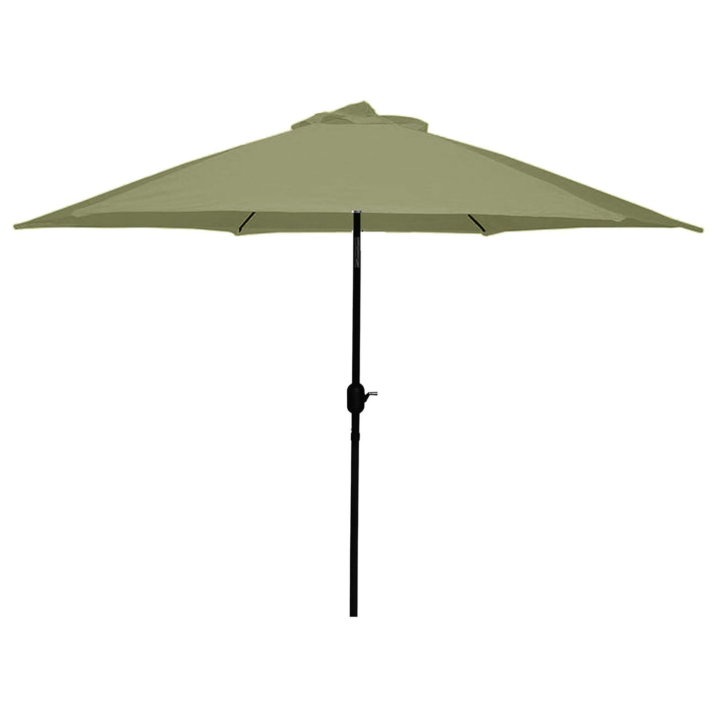 Brolly 9' Crank and Tilt Outdoor Umbrella - Olive