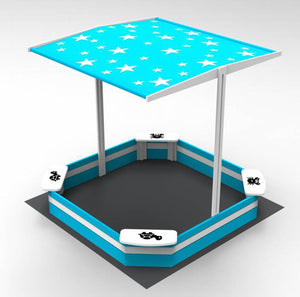 Minglehaze Sandbox - White/Blue