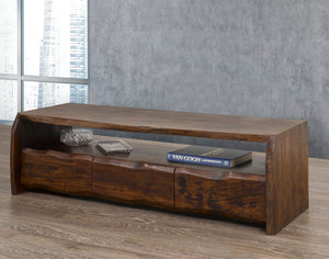 Pascal 58" Live Edge TV Stand - Brown