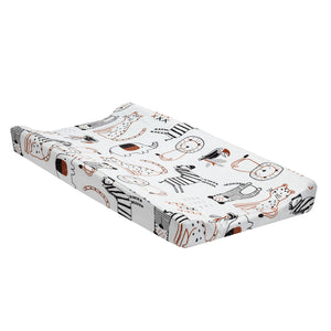 Patchwork Jungle Changing Pad Cover