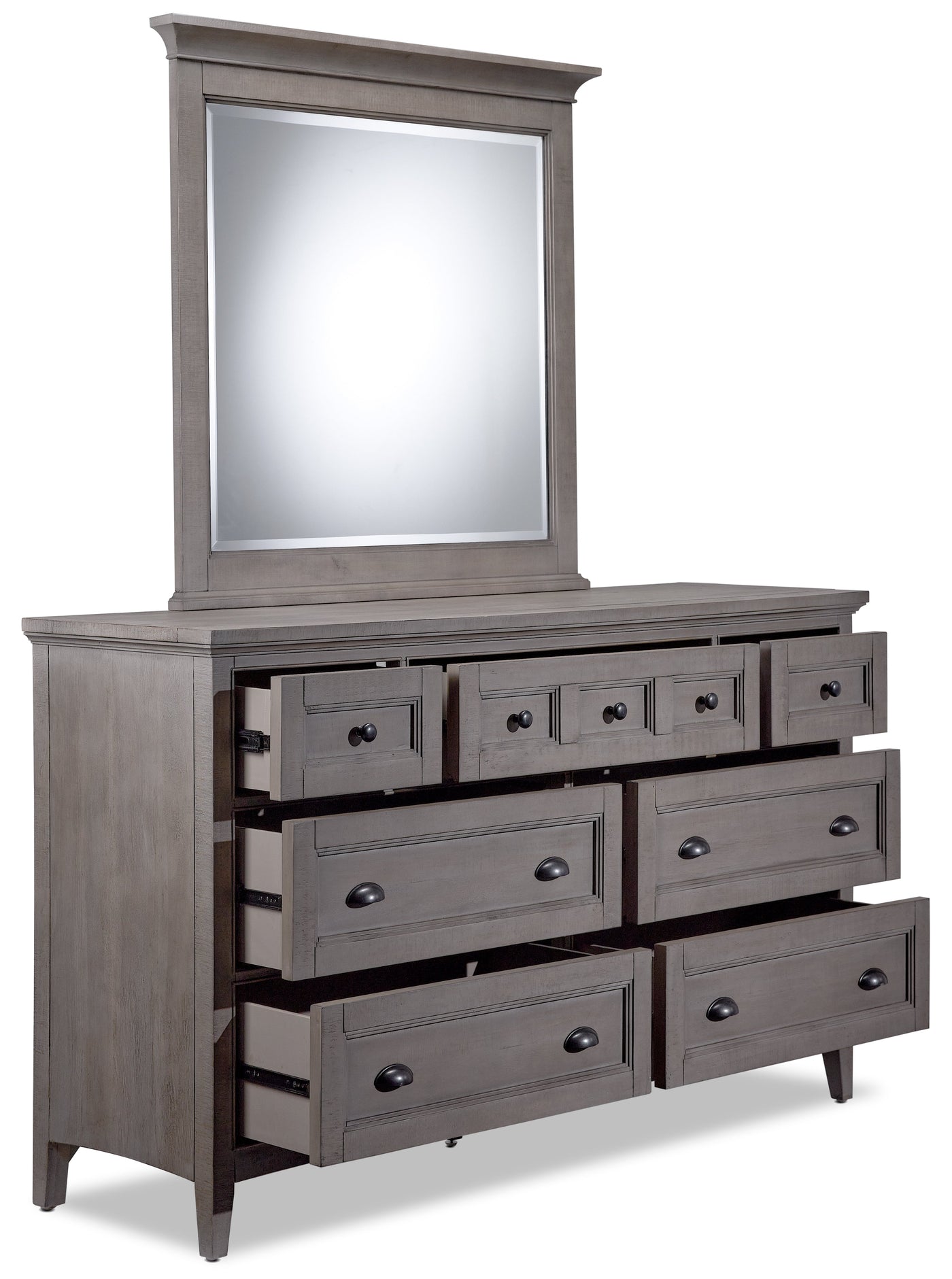 Paxton 6-Piece King Bedroom - Dovetail Grey