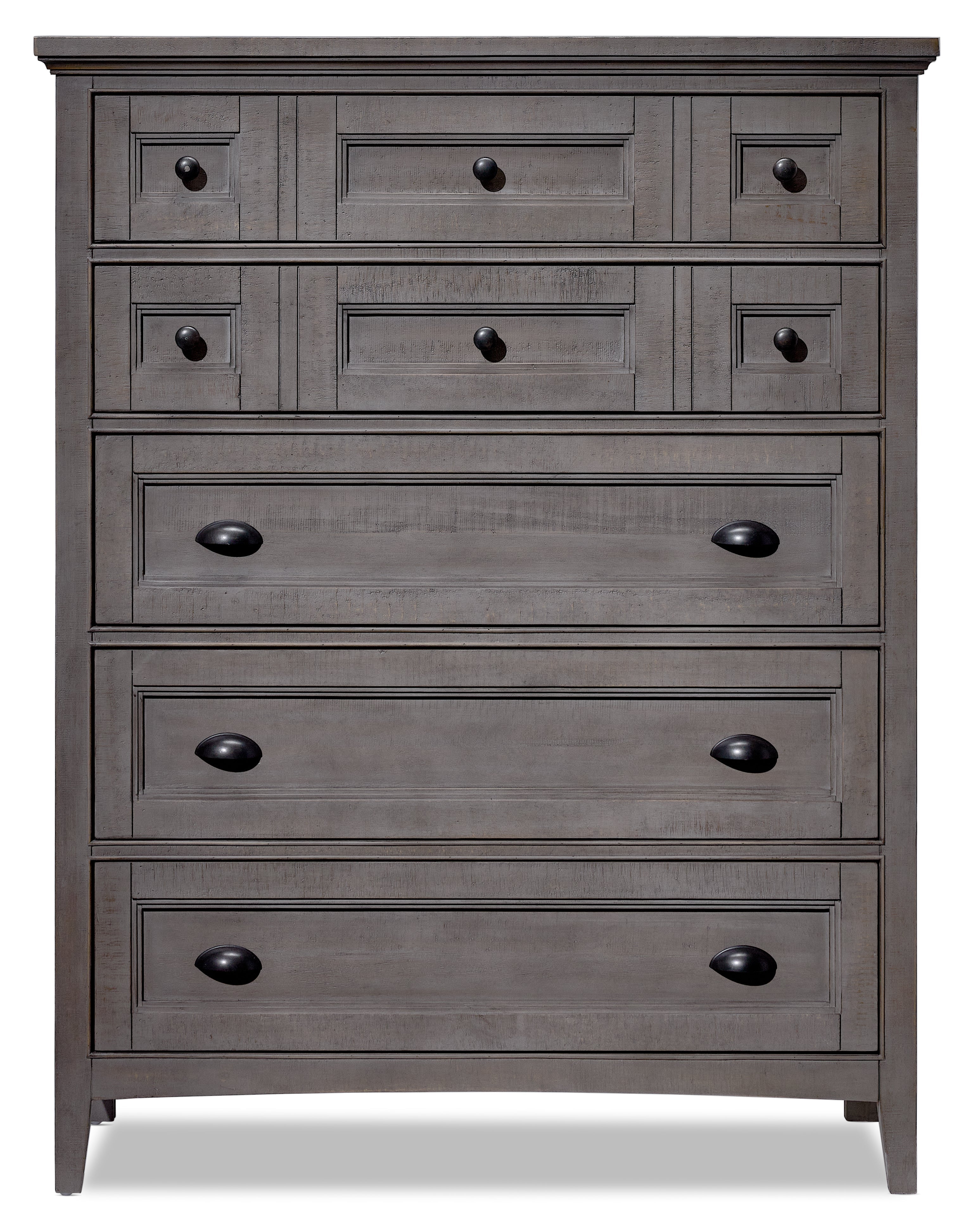 Paxton 5-Piece Queen Bedroom - Dovetail Grey