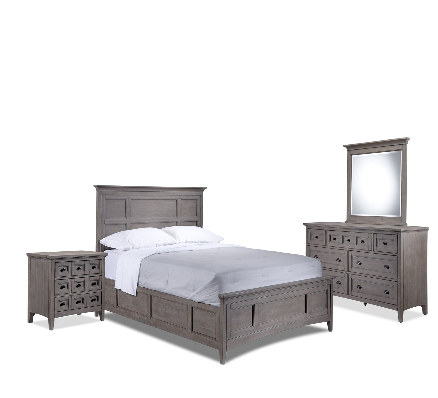 Paxton 6-Piece Queen Bedroom - Dovetail Grey