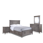 Paxton 6-Piece King Bedroom - Dovetail Grey