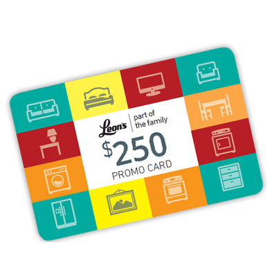 $250 Promo Card - In-Store Only. Redeemable on Furniture or Mattress Purchases made between 12/20/2018 and 01/31/2019. Please see store for details.