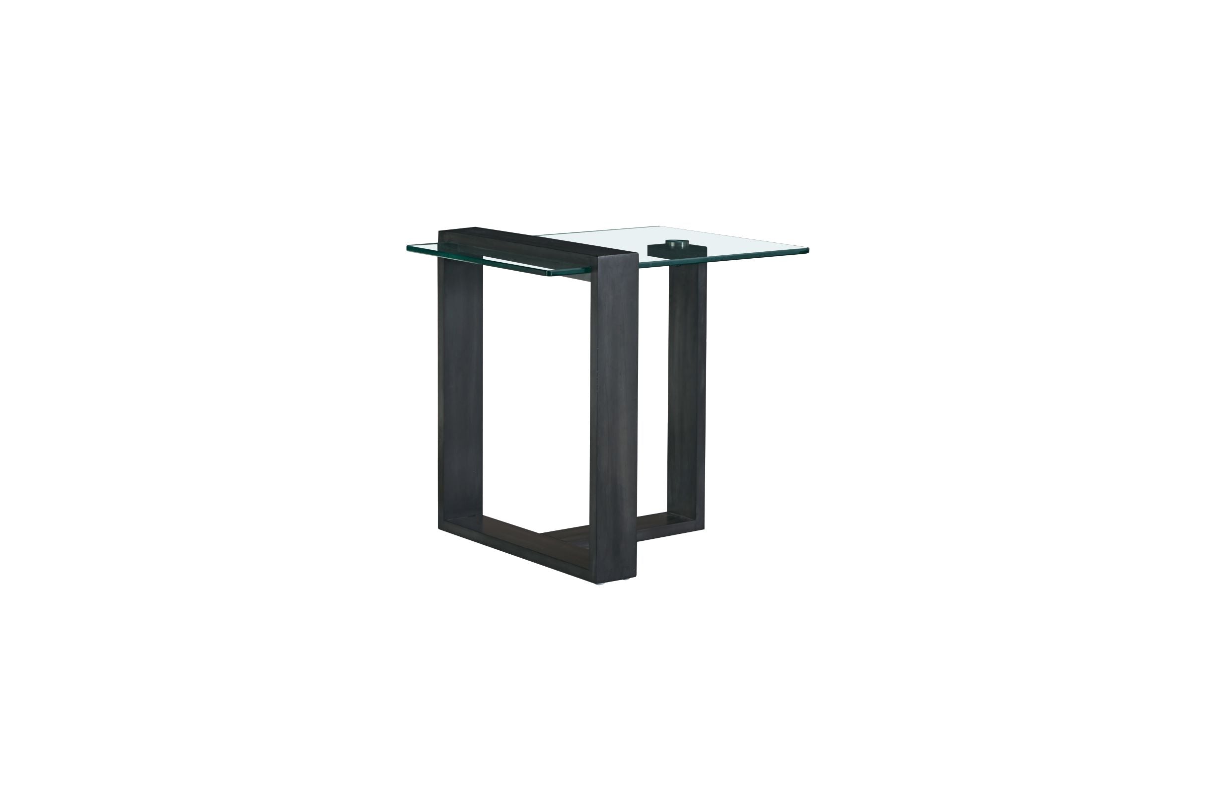 Evans End Table - Grey
