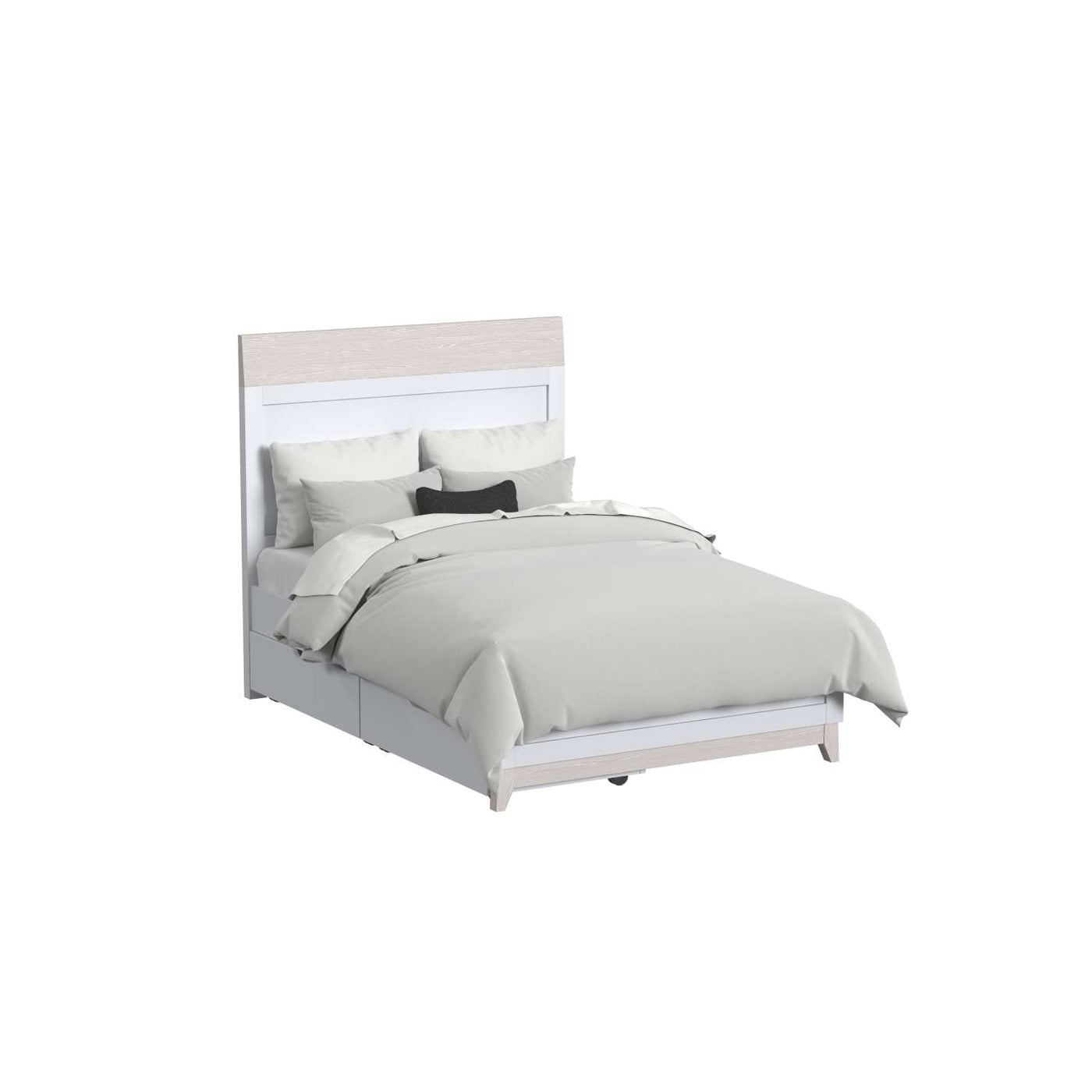 Rowan Twin/Full Under Bed Drawers - Ash Linen