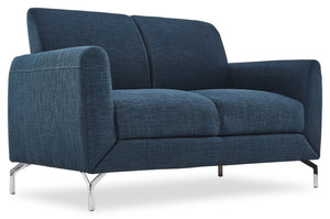 Ryan Loveseat - Dark Blue