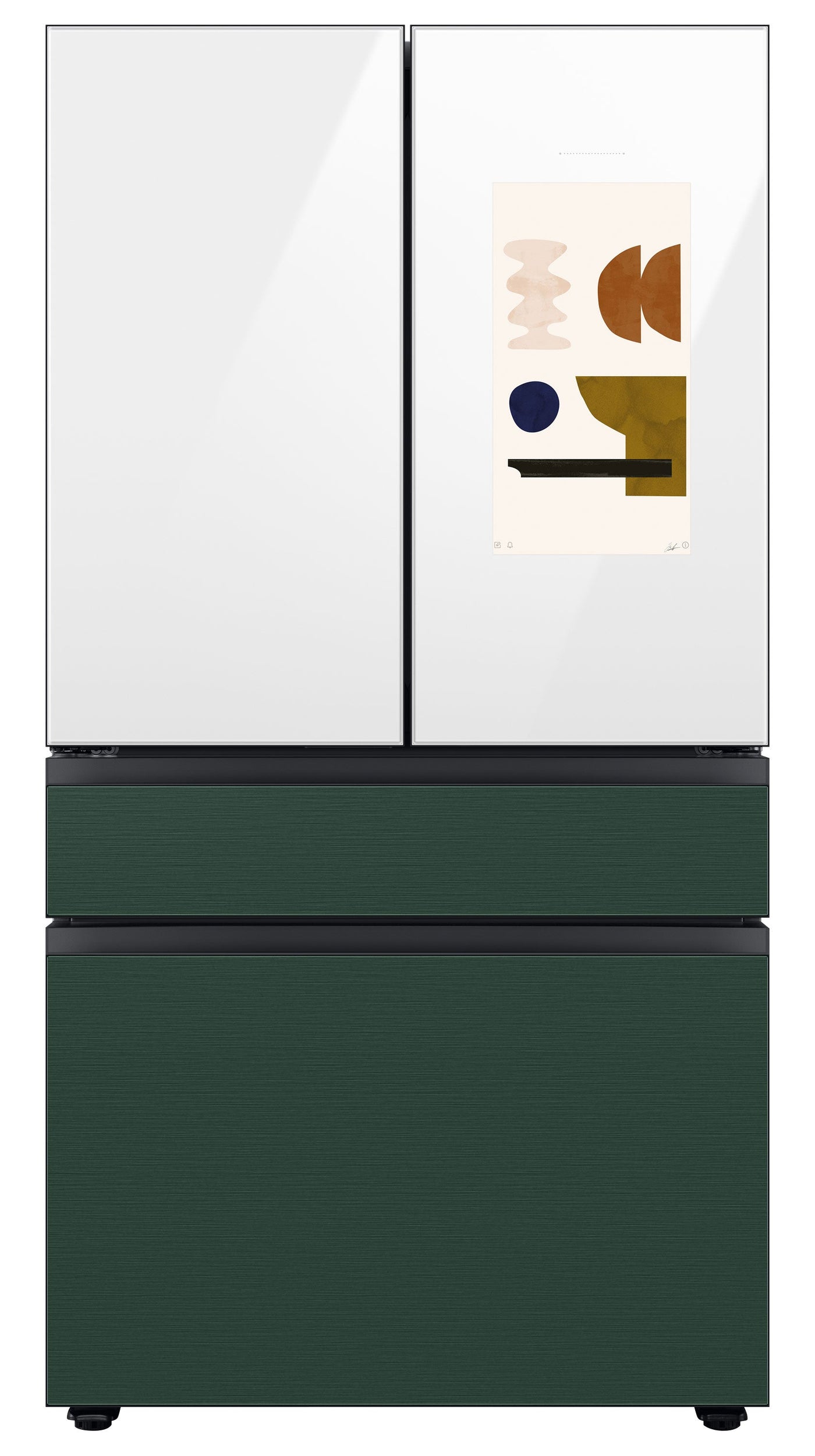 Samsung BESPOKE 36" 4-Door Counter-Depth Refrigerator with Beverage Center and Family Hub (Without Panels) (22.5 cu.ft.) - RF23BB8900AWAC
