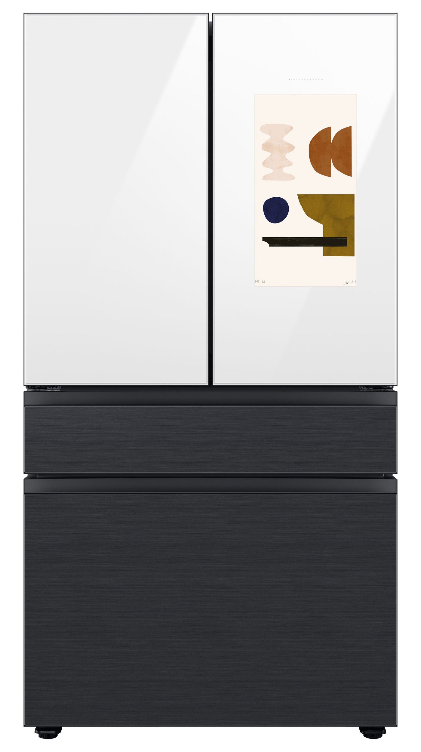 Samsung BESPOKE 36" 4-Door Counter-Depth Refrigerator with Beverage Center and Family Hub (Without Panels) (22.5 cu.ft.) - RF23BB8900AWAC