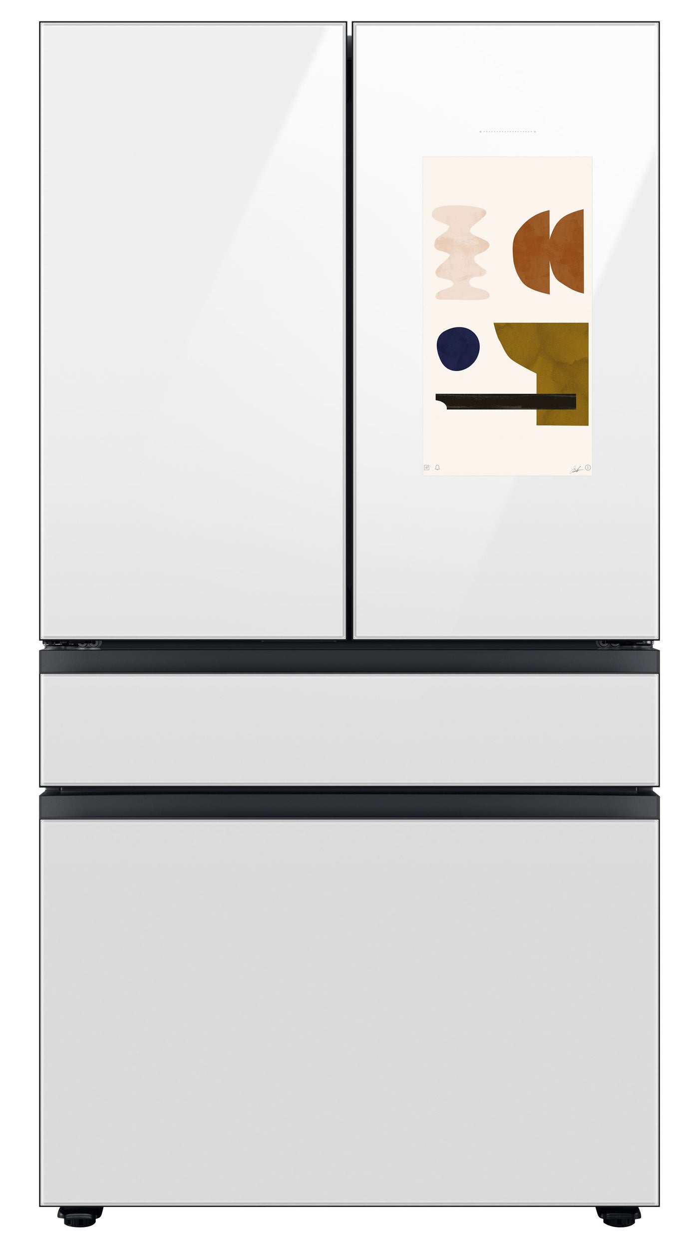 Samsung BESPOKE 36" 4-Door Counter-Depth Refrigerator with Beverage Center and Family Hub (Without Panels) (22.5 cu.ft.) - RF23BB8900AWAC