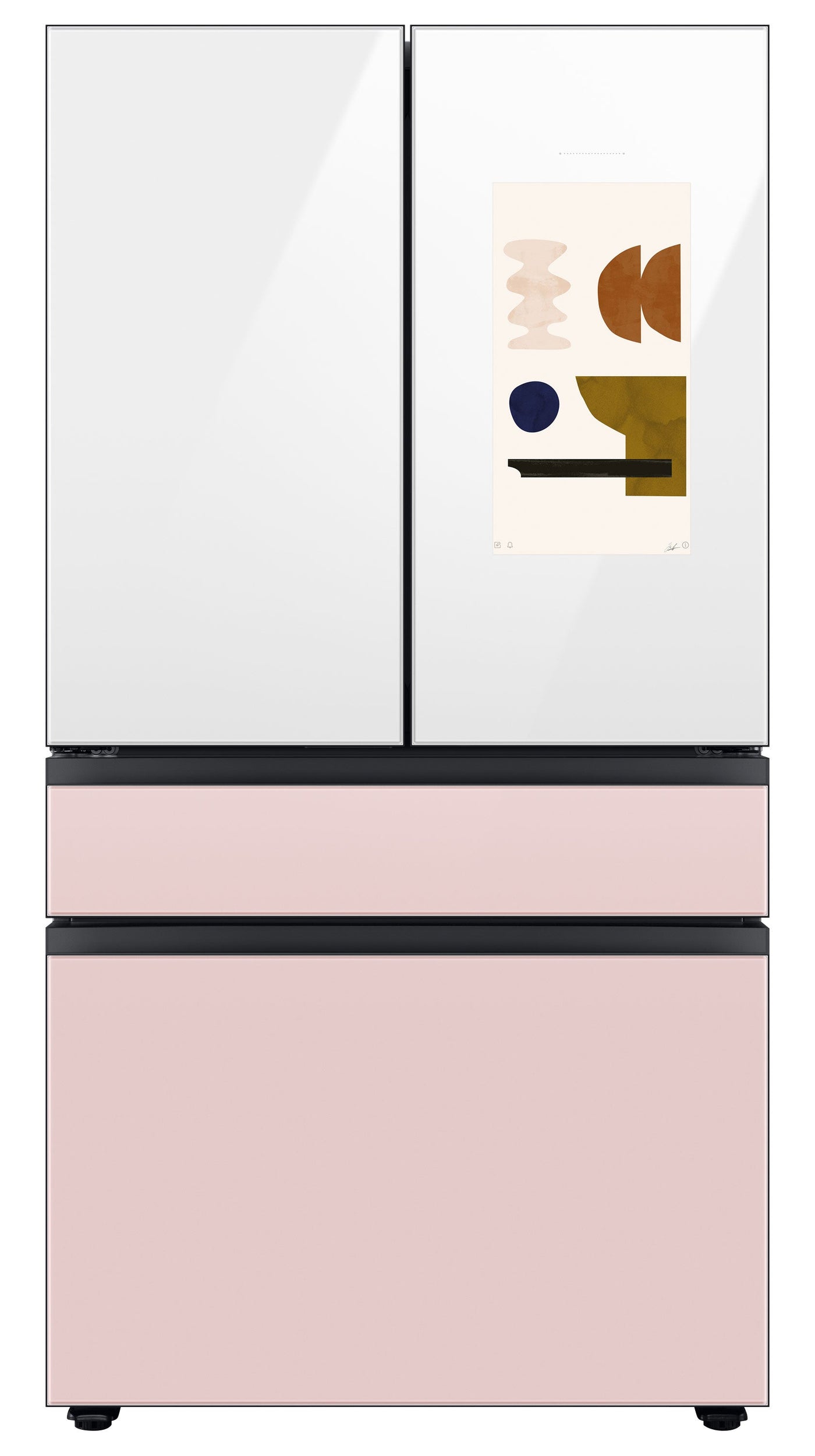 Samsung BESPOKE 36" 4-Door Counter-Depth Refrigerator with Beverage Center and Family Hub (Without Panels) (22.5 cu.ft.) - RF23BB8900AWAC