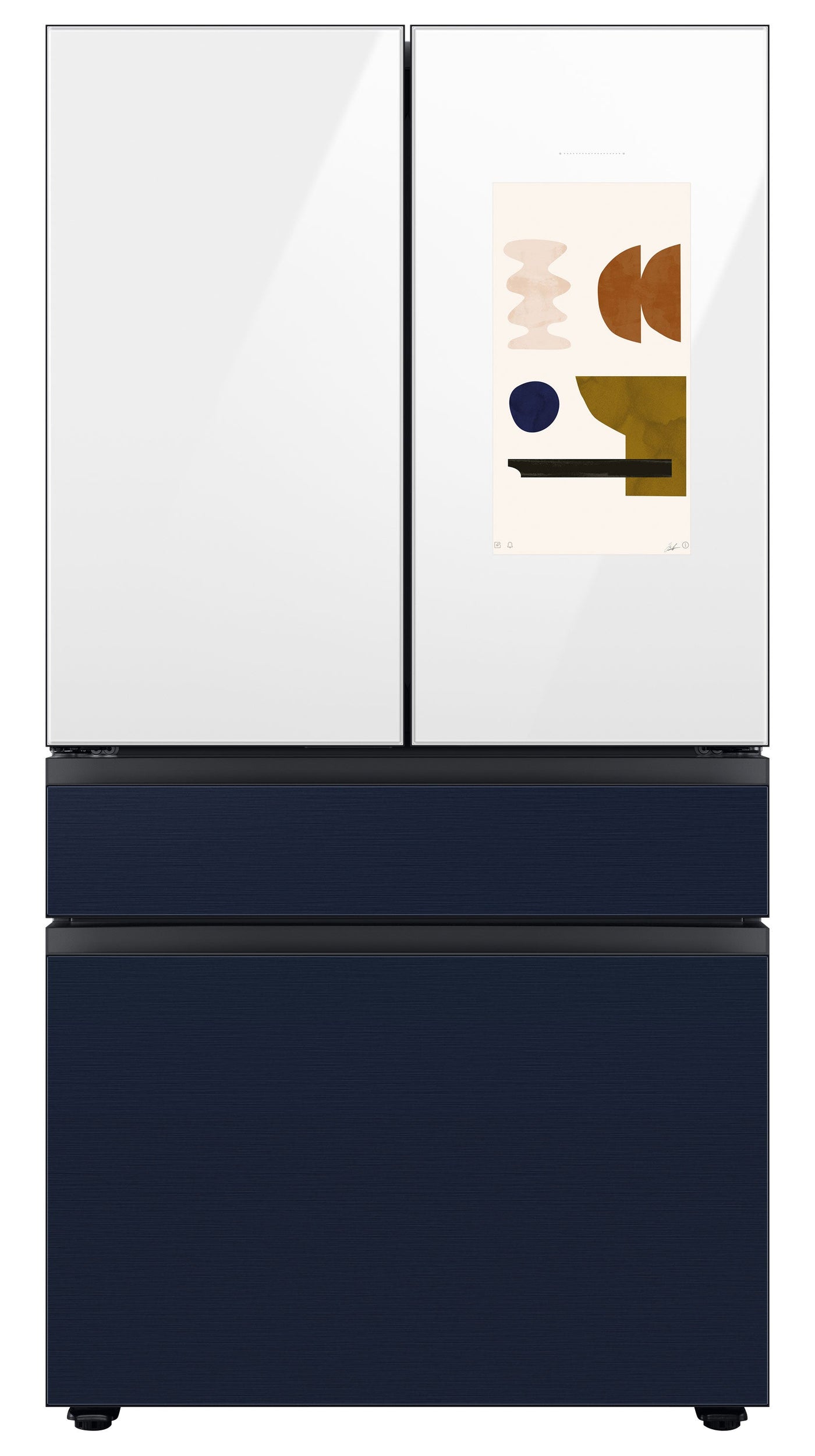 Samsung BESPOKE 36" 4-Door Counter-Depth Refrigerator with Beverage Center and Family Hub (Without Panels) (22.5 cu.ft.) - RF23BB8900AWAC