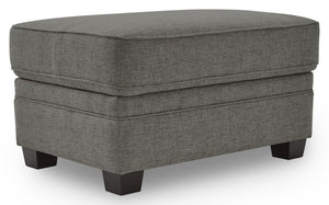Duffield Ottoman and a Half - Charcoal