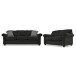 Duffield 2 Pc. Living Room Package w/ Loveseat - Midnight