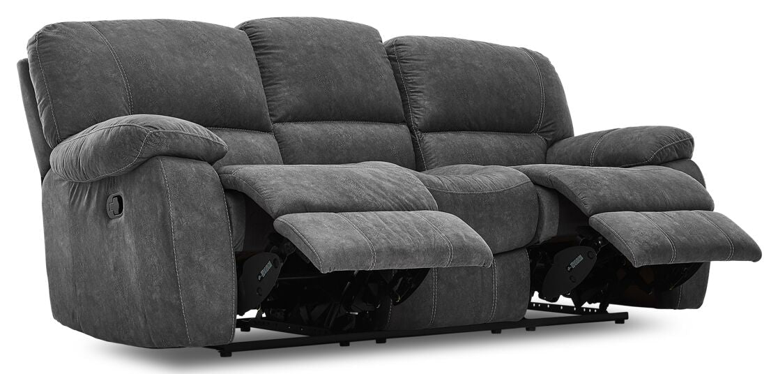 Peyton Reclining Sofa - Grey