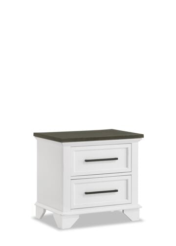 Abigail 5-Piece Full Bedroom Package - White and Grey