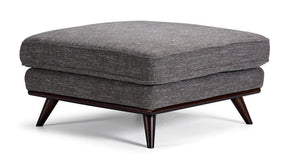 Adrianna II Ottoman - Light Taupe