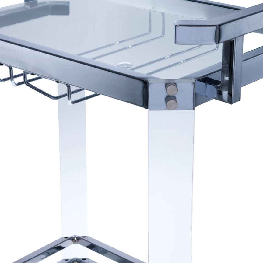 Aerin Bar Cart - Silver