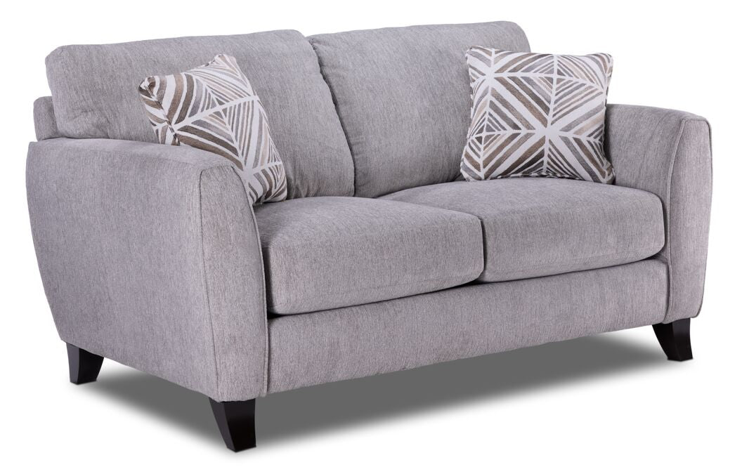 Alyssa Sofa & Loveseat Set- Pebble