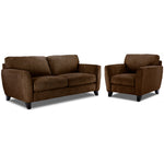 Alyssa Sofa & Chair Set- Latte
