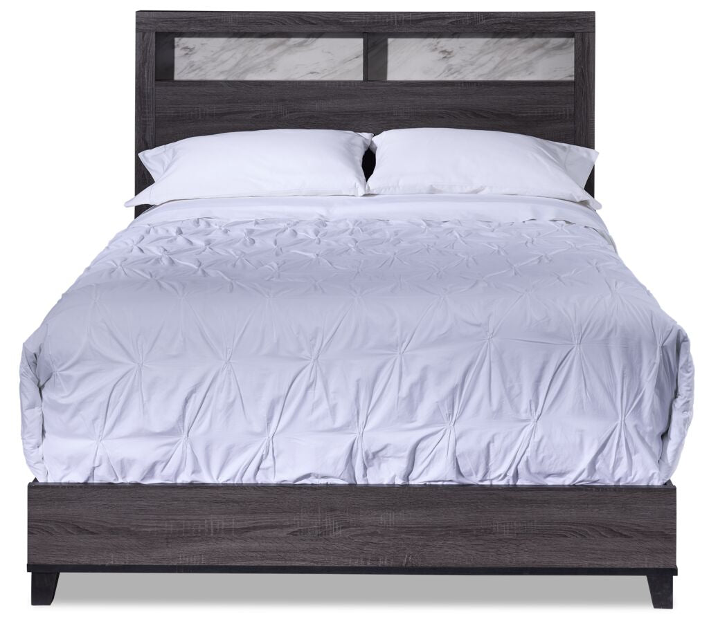 Amber 3-Piece King Bed - Grey, Black