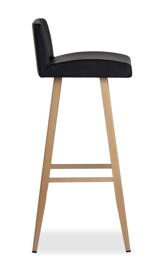 Andi Bar Height Stool - Onyx