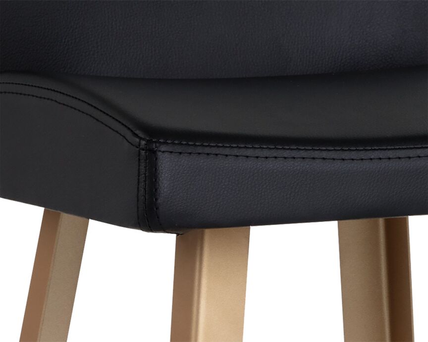 Andi Bar Height Stool - Onyx
