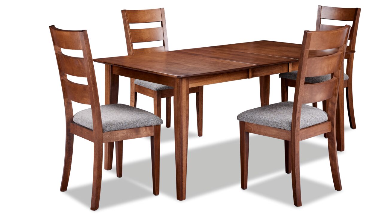 Arleen 5-Piece Dining Set - Chocolate
