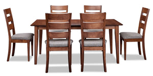 Arleen 7-Piece Dining Set - Chocolate