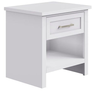 Aspen White Night Table - White