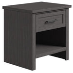Aspen Grey Night Table - Grey
