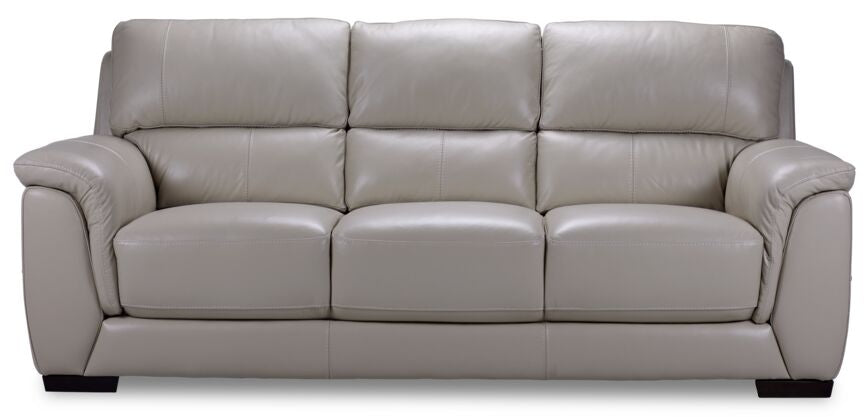 Avalon Leather Sofa - Grey