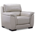 Avalon Leather Chair - Grey