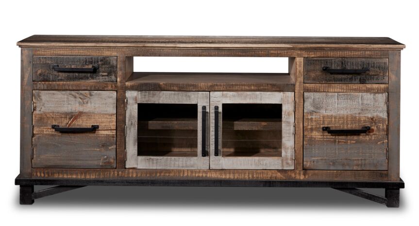 Baron 75" TV Stand - Barnwood