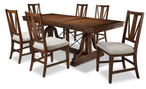 Bay Creek 7-Piece Dining Room Set - Toasted Nutmeg