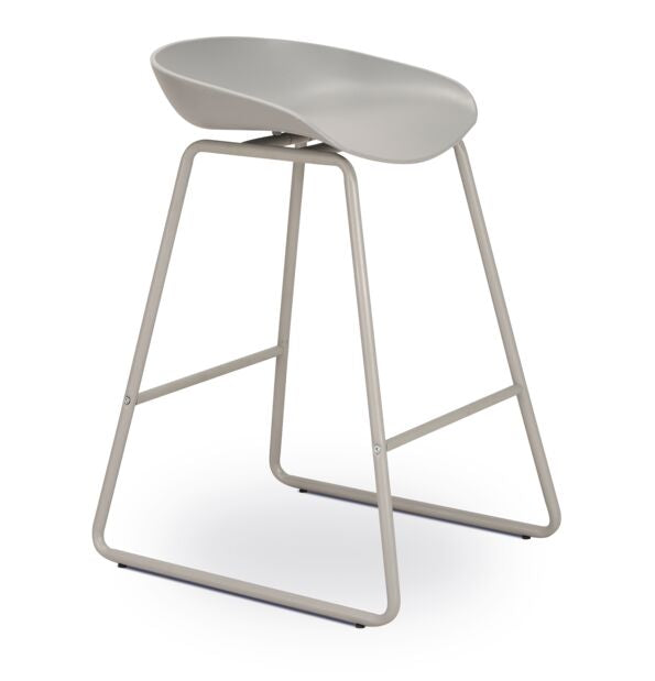 Bella Bar Height Stool - Cool Grey