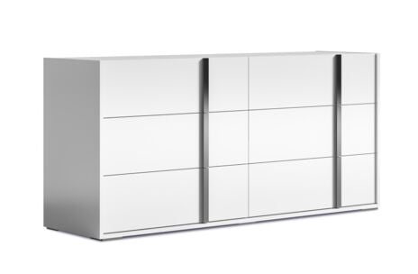 Bianca 6-Piece King Bedroom Package - White Lacquer