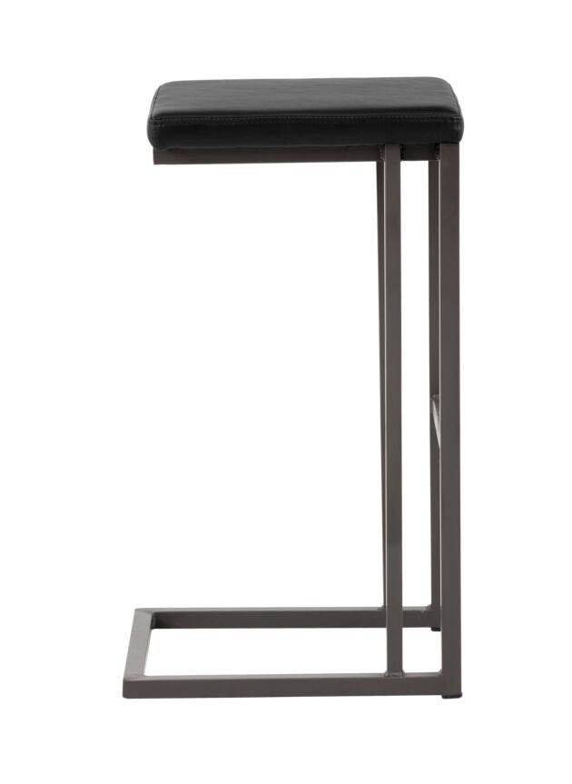 Boone Bar Height Stool - Grey, Onyx