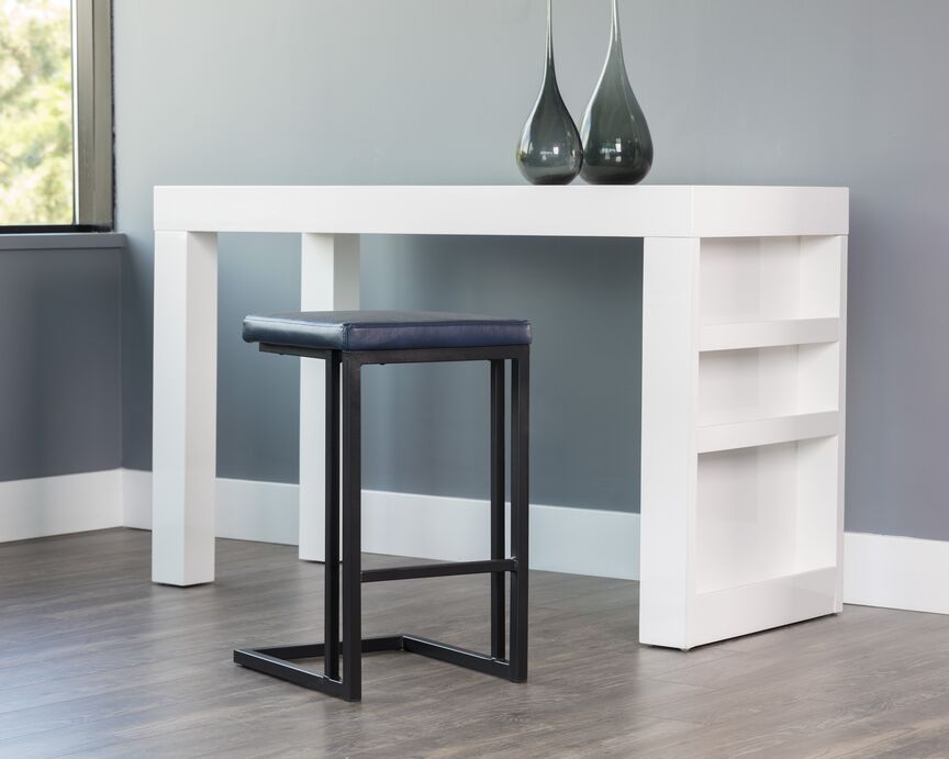 Boone Counter Height Stool - Black, Bravo Admiral