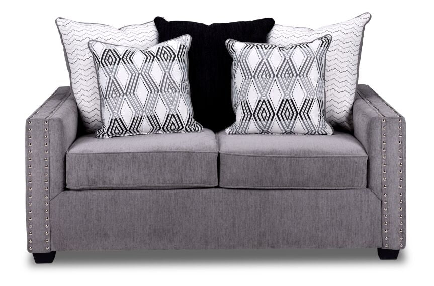 Brooklyn Loveseat- Grey