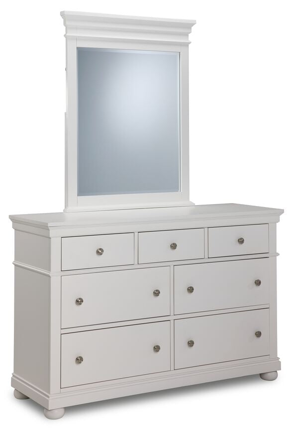 Canterbury 6-Piece Twin Bedroom Package - Natural White