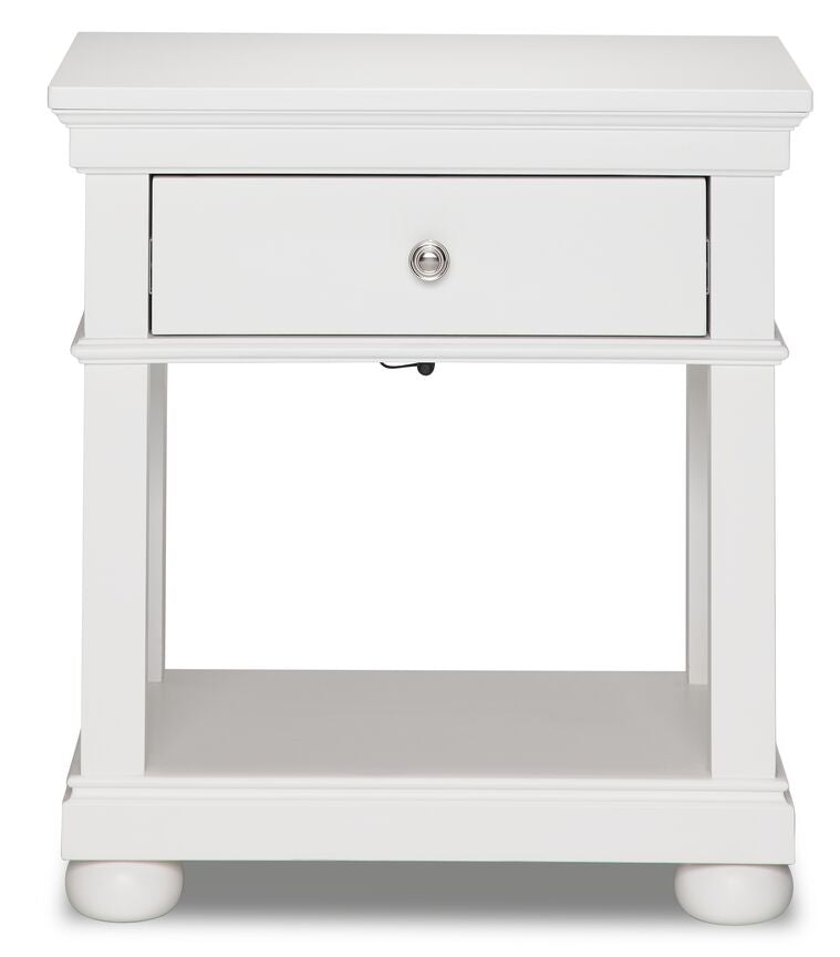 Canterbury 6-Piece Twin Bedroom Package - Natural White