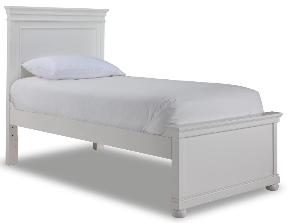 Canterbury 3-Piece Twin Bed - Natural White