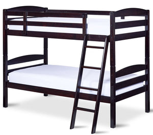 Charlie Bunk Bed - Dark Chocolate