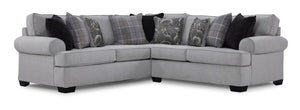 Chateau 2-Piece Sectional-Grey