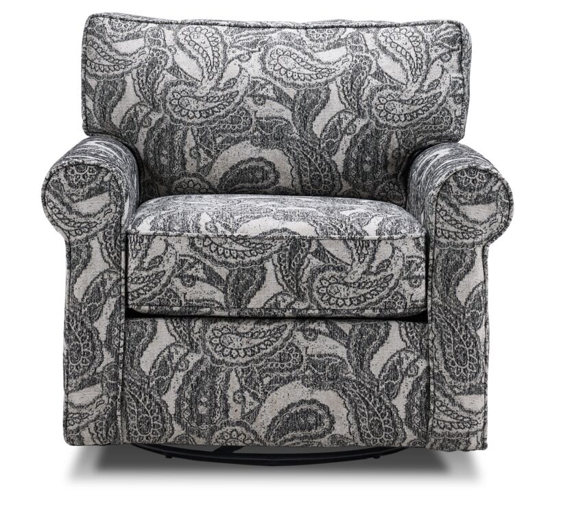 Chateau Swivel Chair-Ebony