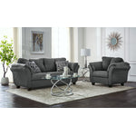 Collier Sofa and Chair Set - Dark Grey